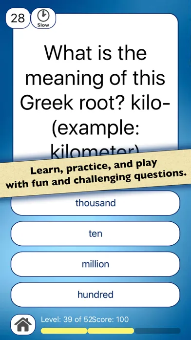 Vocabulary: Greek Latin Roots Screenshots