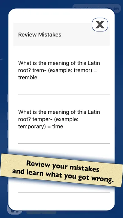 Vocabulary: Greek Latin Roots Screenshots