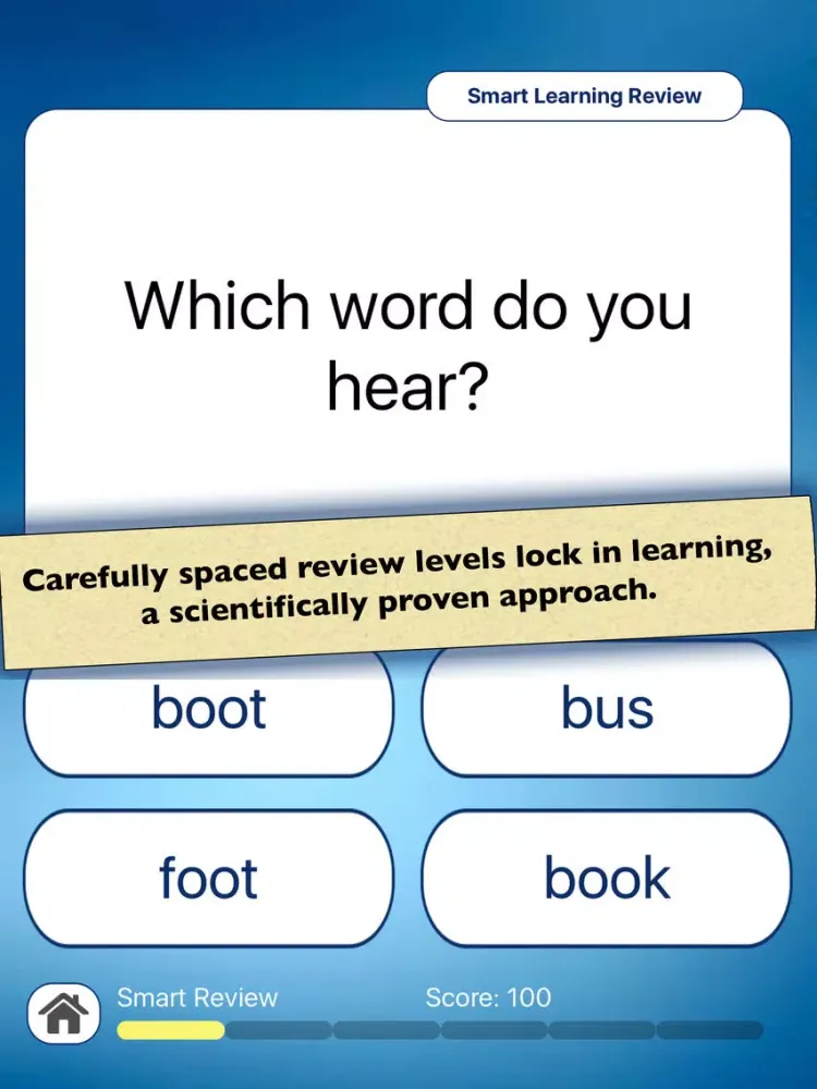 Ảnh chụp màn hình của Learn and Practice Reading for Preschoolers iPad 