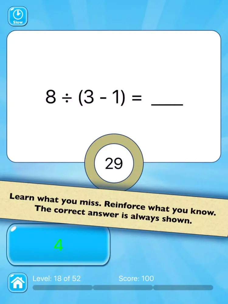 Mental Math Practice — Multiplication and Division iPad  স্ক্রিনশট