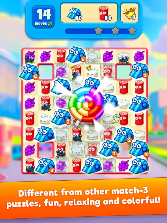 Capturas de tela do Sugar Heroes - World match 3 iPad 