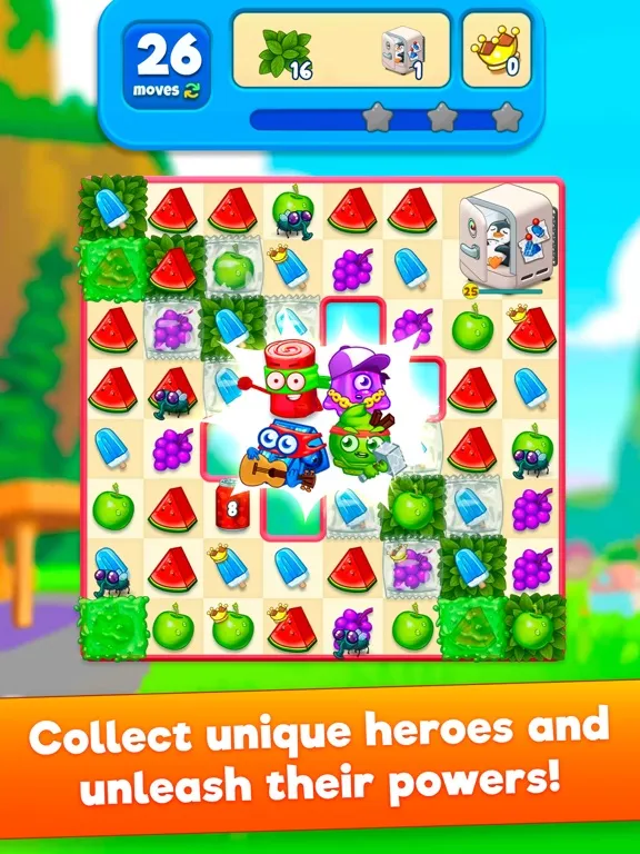 Capturas de tela do Sugar Heroes - World match 3 iPad 