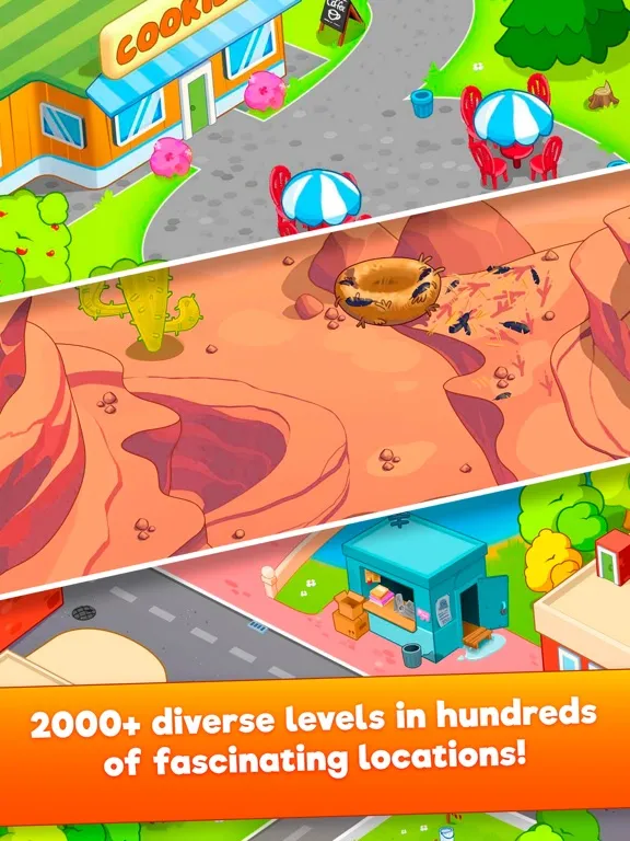 Capturas de tela do Sugar Heroes - World match 3 iPad 