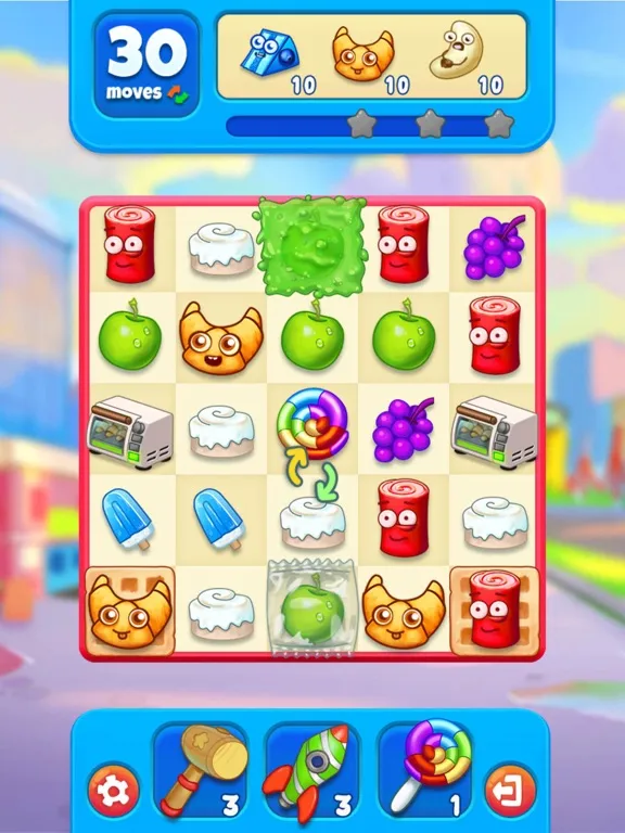 Capturas de tela do Sugar Heroes - World match 3 iPad 