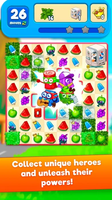 Capturas de tela do Sugar Heroes - World match 3