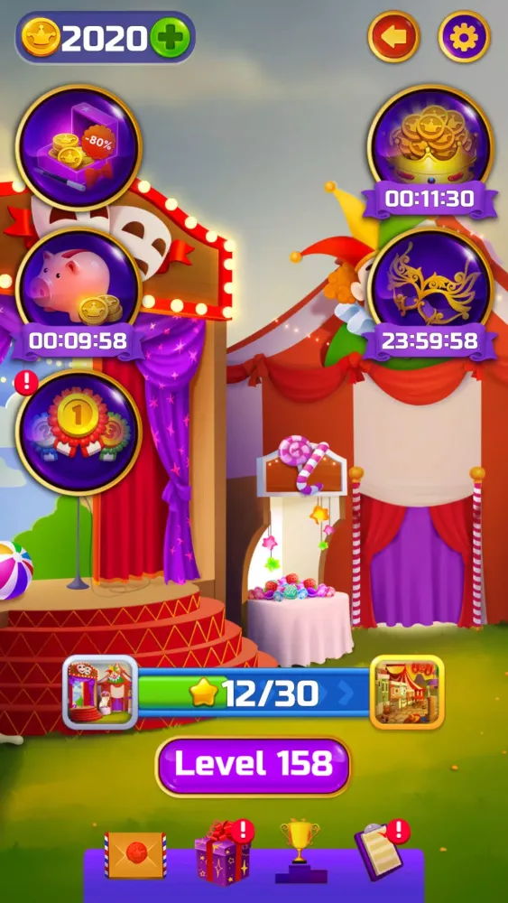 Tangkapan layar Circus Words