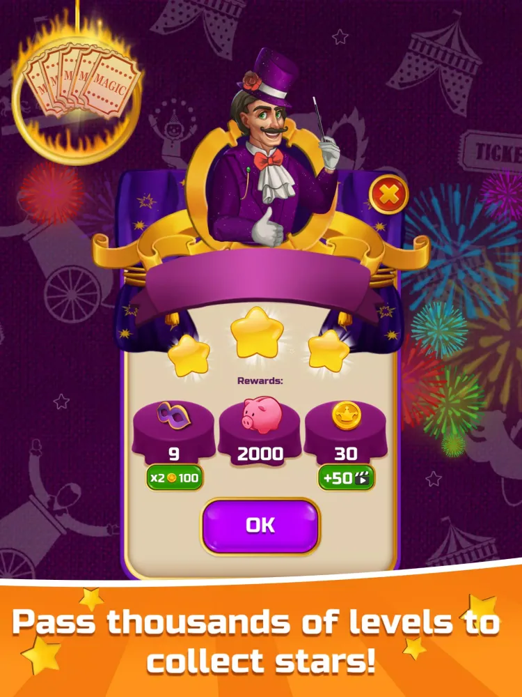 Tangkapan layar Circus Words