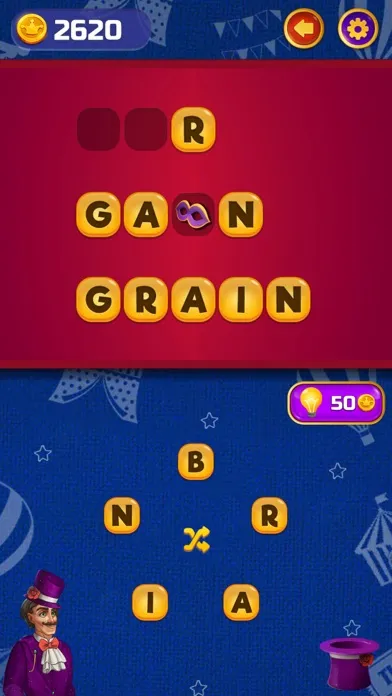 Circus Words: Magic Puzzle سکرین شاٹس
