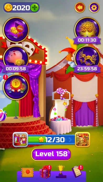 Circus Words: Magic Puzzle سکرین شاٹس