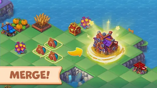 Capturas de pantalla de Mergest Kingdom: Merge game