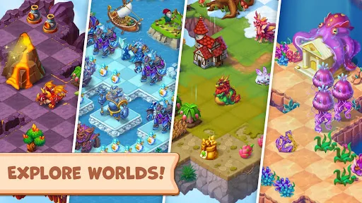 Capturas de pantalla de Mergest Kingdom: Merge game