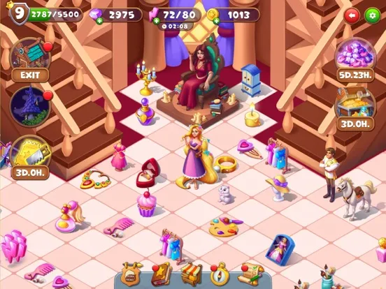 Mergest Kingdom: merge puzzle iPad 應用截圖