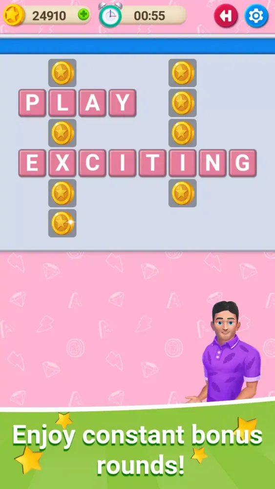 Capturas de tela do Crossword Online: Word Cup