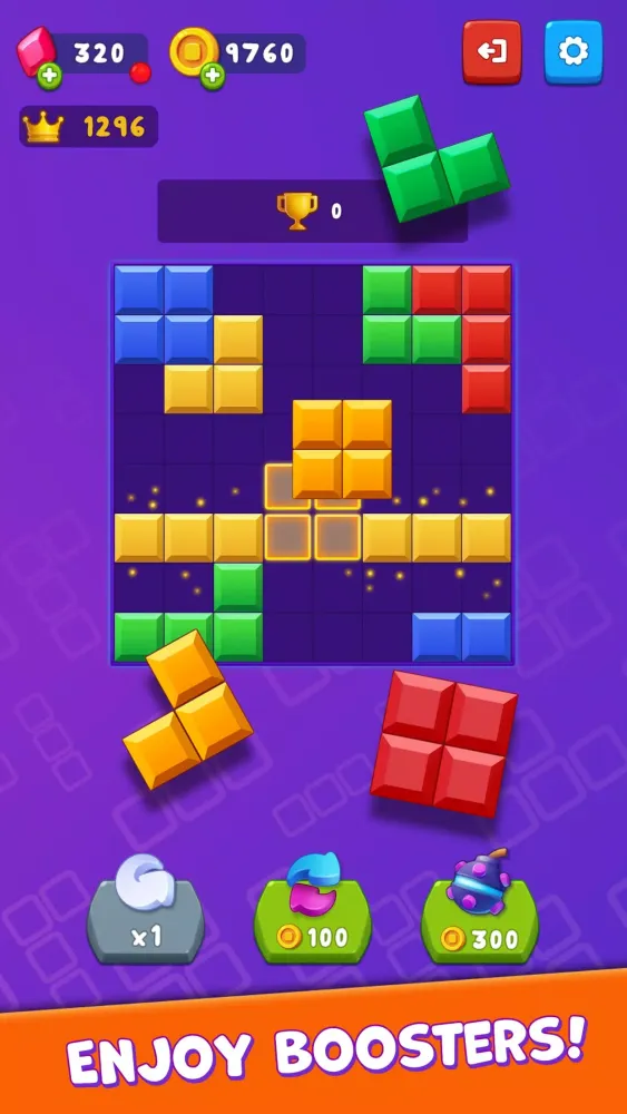 Tangkapan skrin BlockBuster: Adventures Puzzle