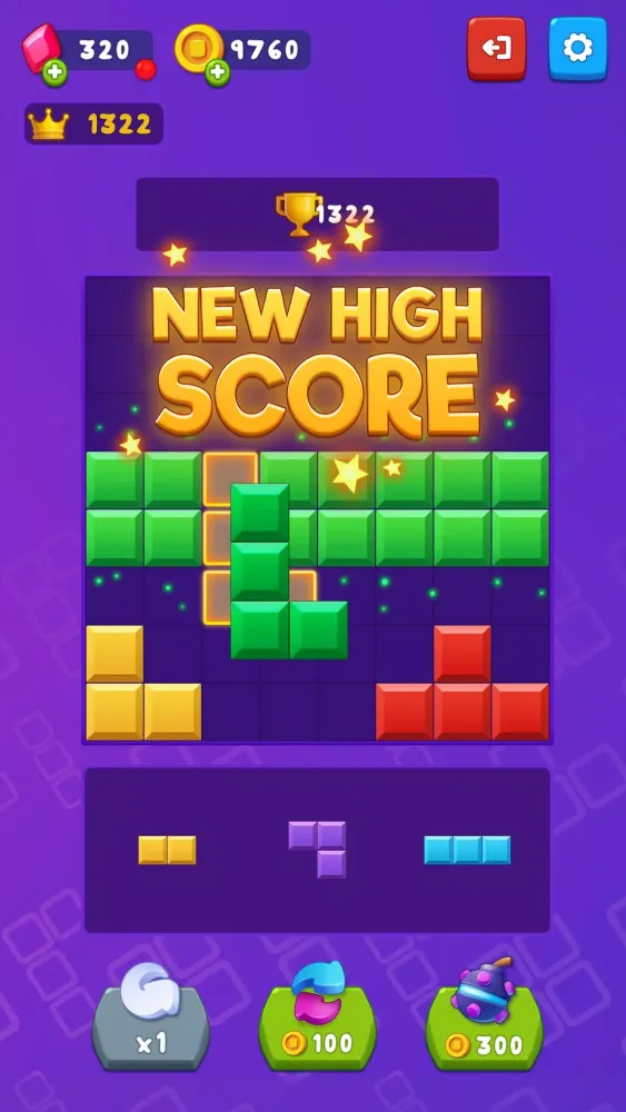 Tangkapan skrin BlockBuster: Adventures Puzzle