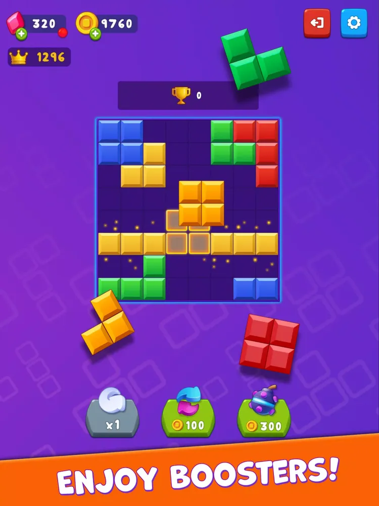 Tangkapan skrin BlockBuster: Adventures Puzzle