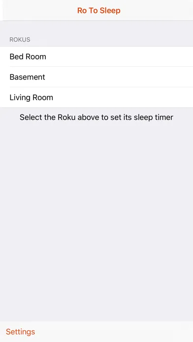 Screenshot di Ro To Sleep:A Roku Sleep Timer