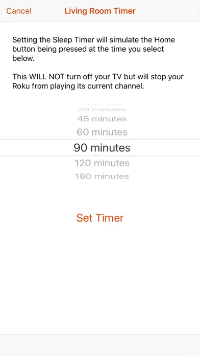 Screenshot di Ro To Sleep:A Roku Sleep Timer