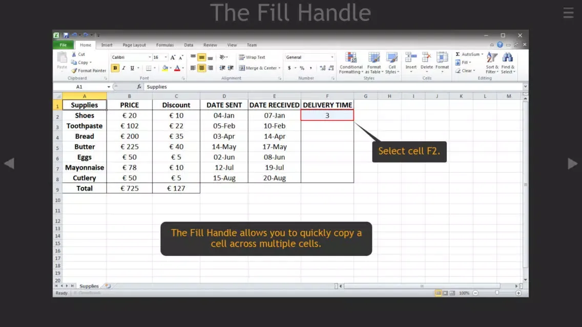 Explore Spreadsheets Screenshots