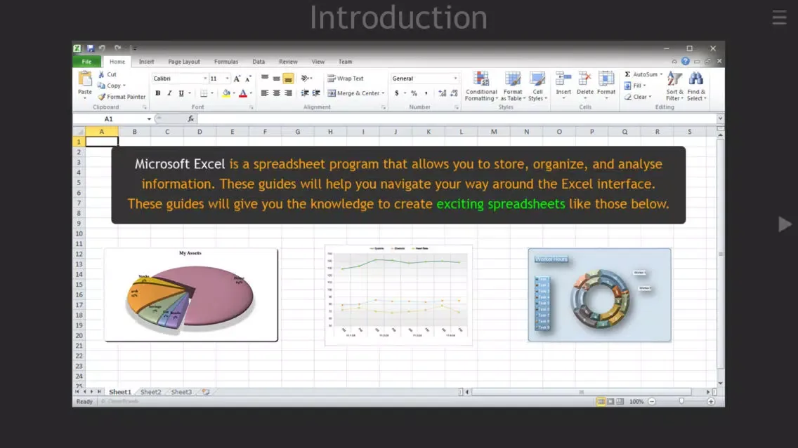Explore Spreadsheets Screenshots
