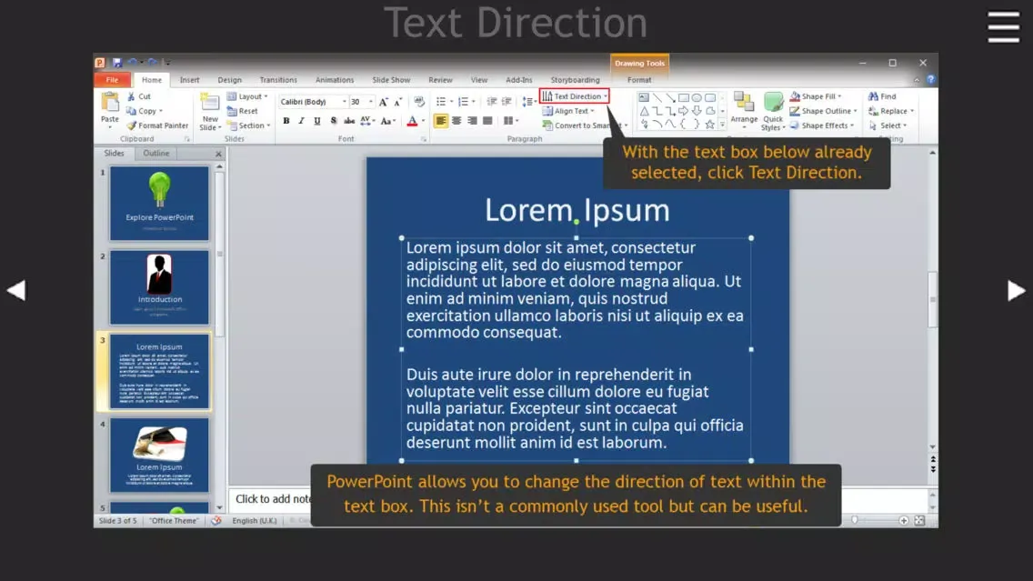 Zrzuty ekranu Explore PowerPoint