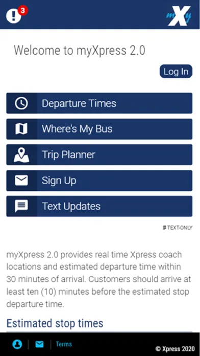 Capturas de pantalla de myXpress 2.0