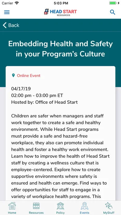 Скриншоты Head Start Resources