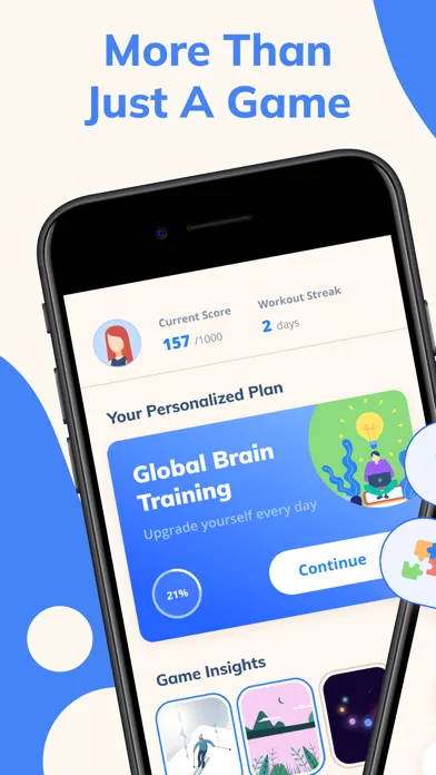 Ảnh chụp màn hình của CleverMe: Brain training games