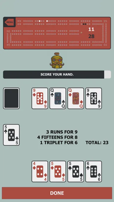 Cribbage vs Robots स्क्रीनशॉट