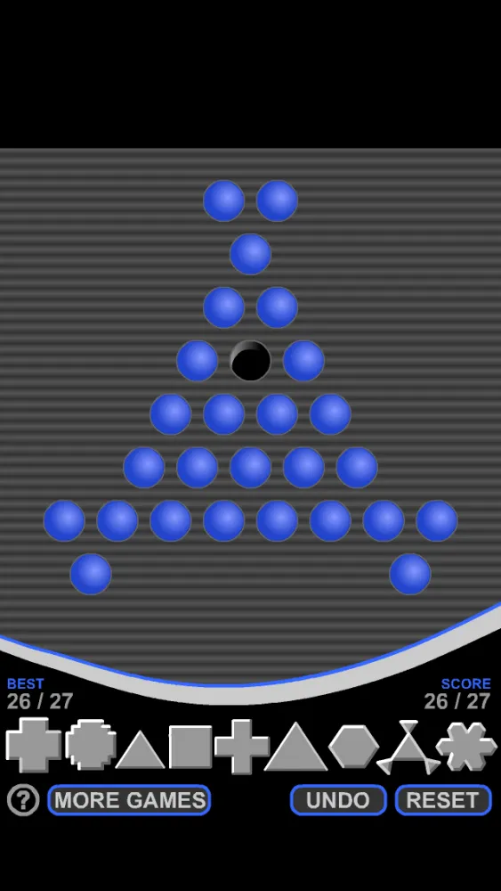 Peg Solitaire by CleverMedia 스크린샷