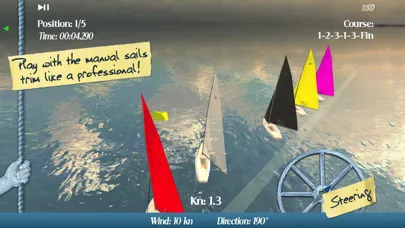 CleverSailing Lite - Sailboat Racing Game スクリーンショット
