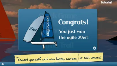 CleverSailing Lite - Sailboat Racing Game スクリーンショット