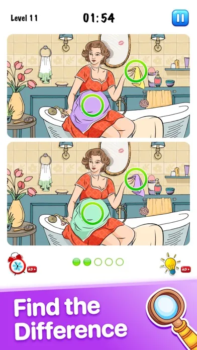 Tangkapan skrin Find the Difference・spot games