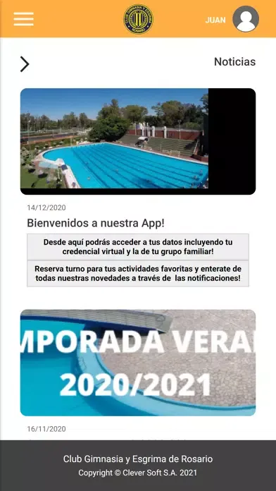 Tangkapan layar Club Gim. y Esgrima de Rosario