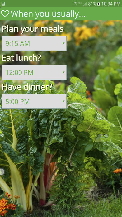تصاویر Meal Minder