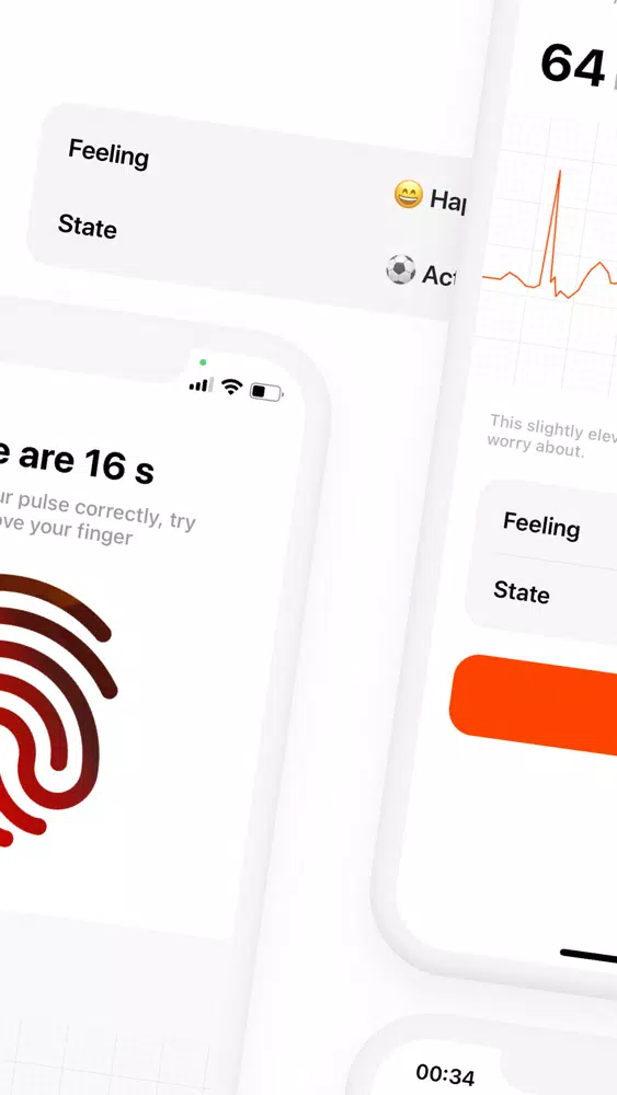 Tangkapan layar Pulse Health – Heart Rate