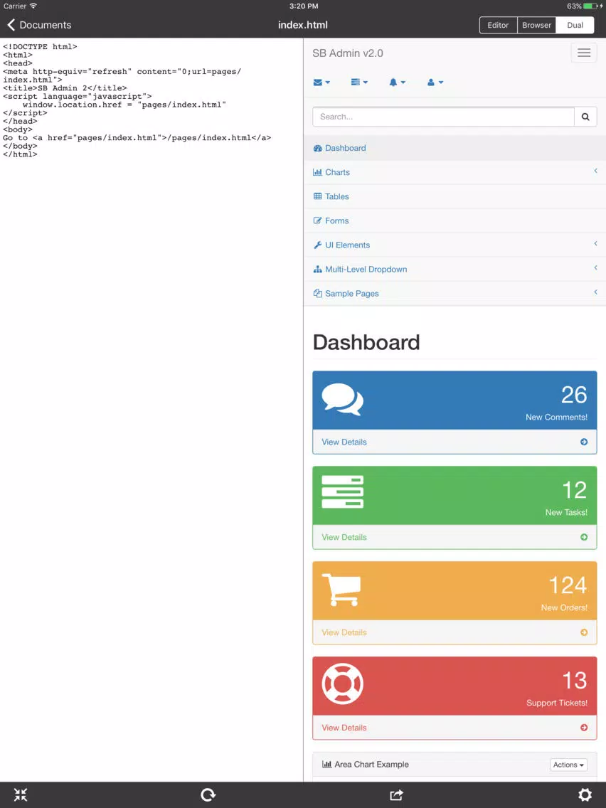 Println : text & source code editor iPad  स्क्रीनशॉट