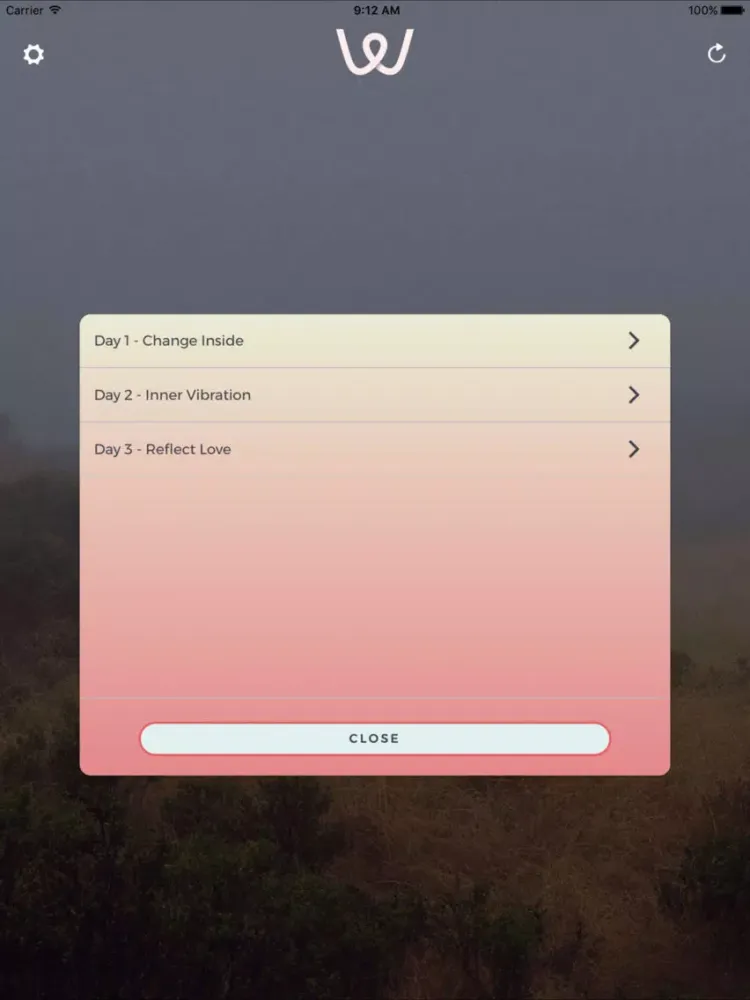 Capturas de tela do Woven - The Meditation App iPad 