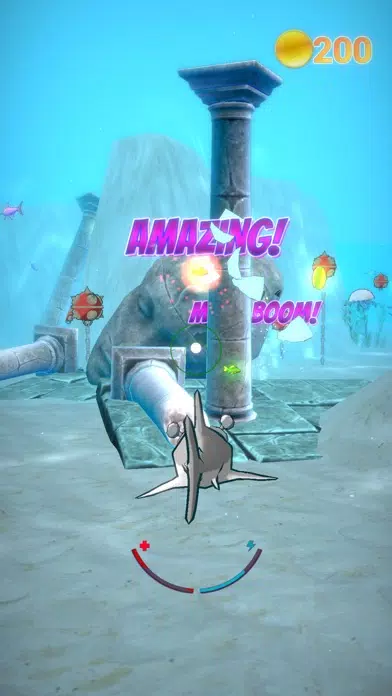 Capturas de tela do Cyber Shark