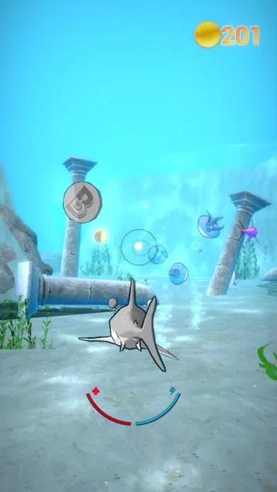 Capturas de tela do Cyber Shark