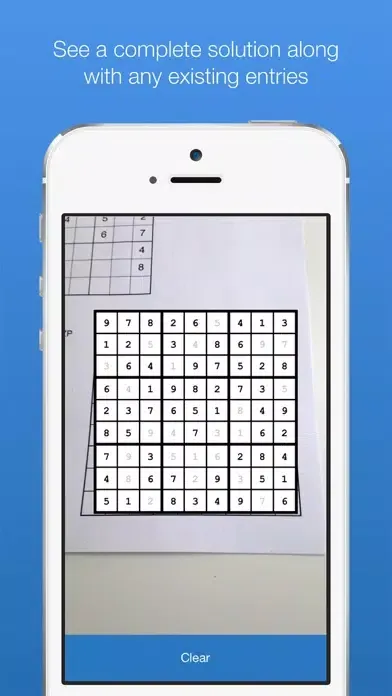 Captures d'écran de Realtime Sudoku Solver