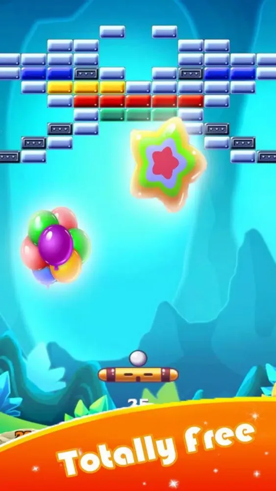 ภาพหน้าจอของ Pop Ball Blast Brick