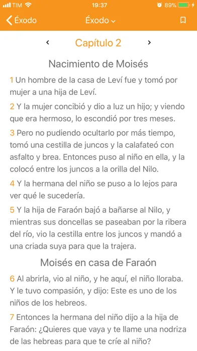 Captures d'écran de La Biblia de las Americas