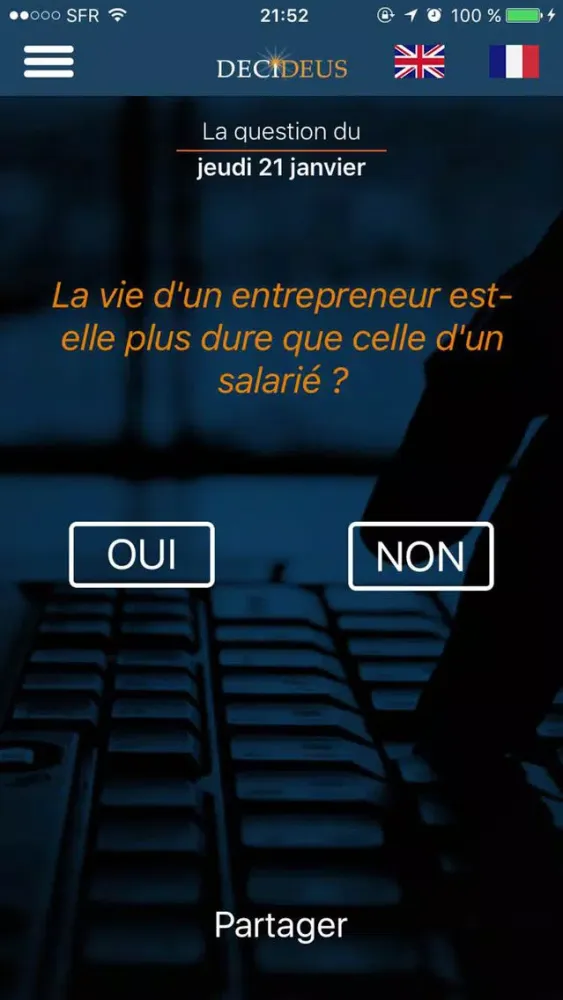 Captures d'écran de Decideus