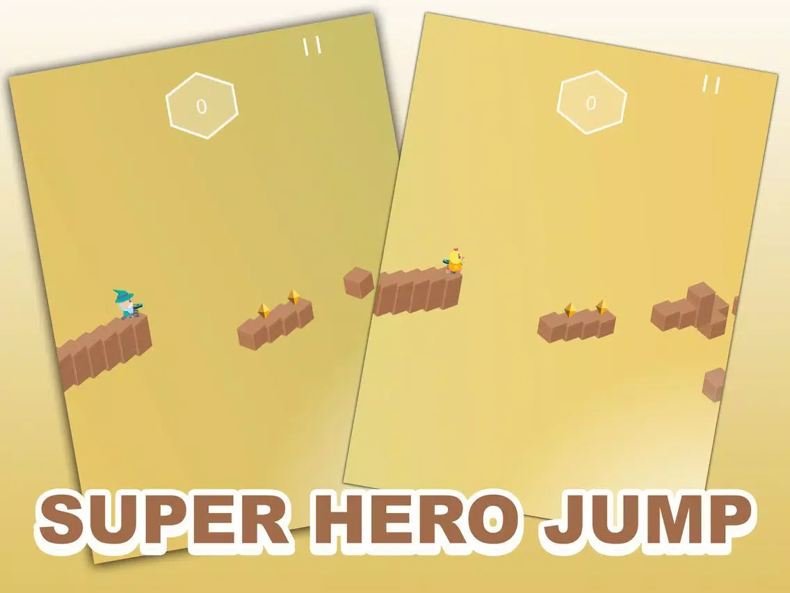 Tangkapan layar Super Hero Endless Jump iPad 