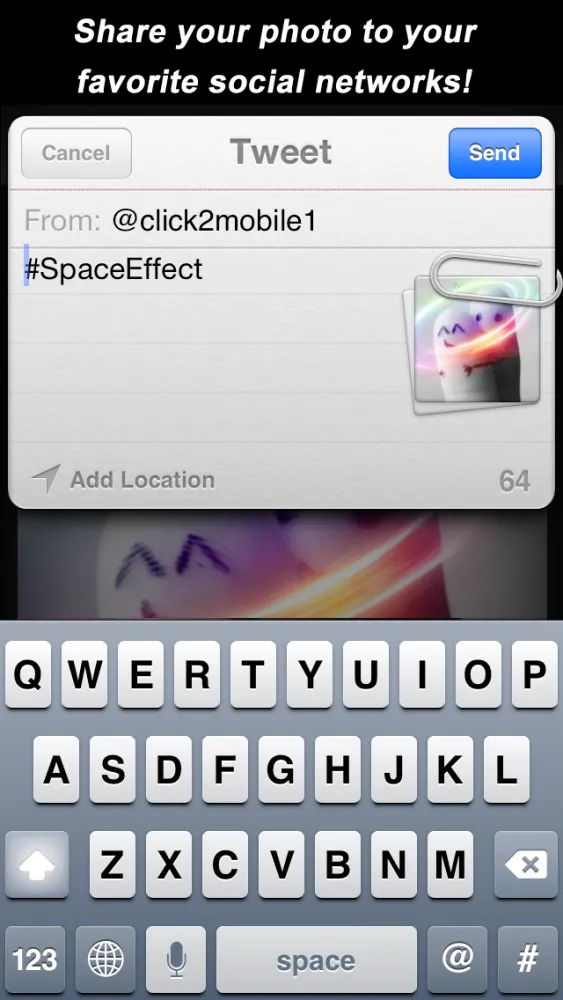 ภาพหน้าจอของ SpaceEffect PRO - Awesome Pic & Fotos FX Editor