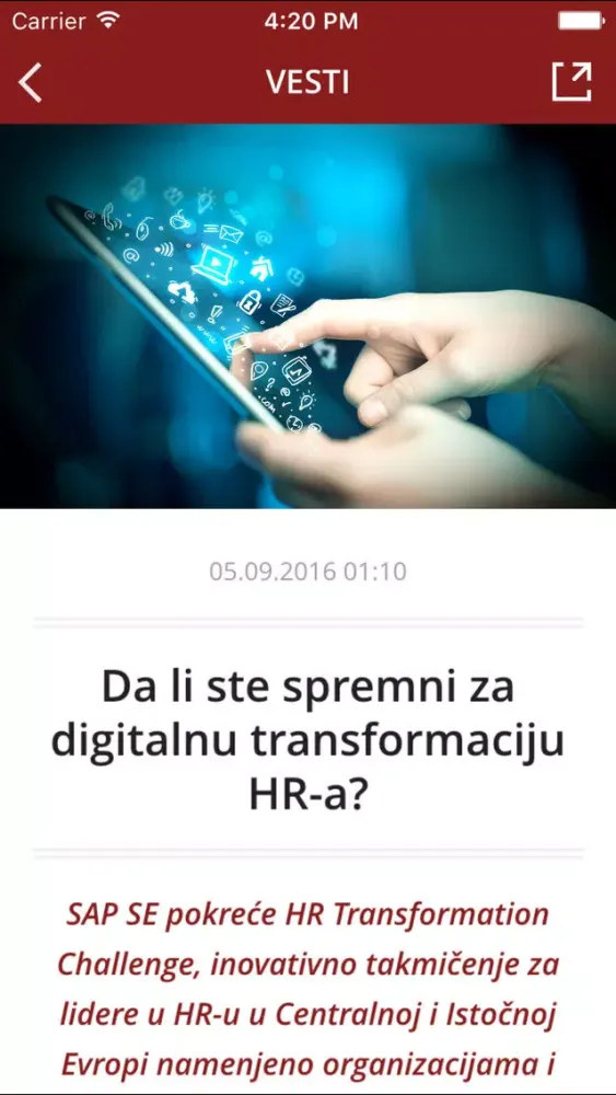 Capturas de pantalla de Biznis i finansije