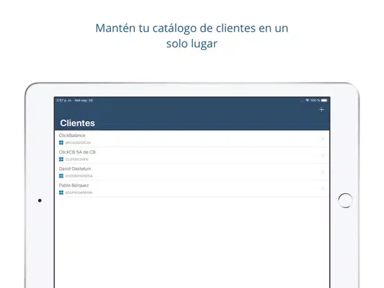 Facturación electrónica iPad  Ekran Görüntüleri
