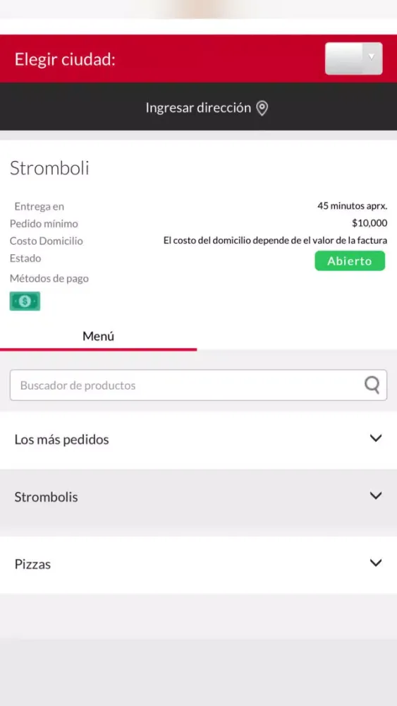 Ảnh chụp màn hình của Stromboli