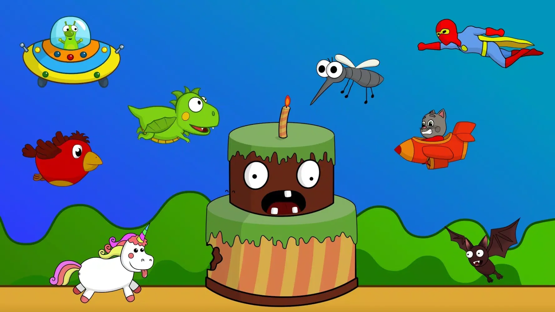 Zombie Food Clicker スクリーンショット